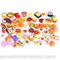 30 PCs Joanna Reid Collectible Set of Adorable Puzzle Sweet Dessert Food Cake Erasers for Kids No Duplicates Puzzle Toys Best for Party Favors-Treasure Box Items for Classroom Food B073WQM44Y